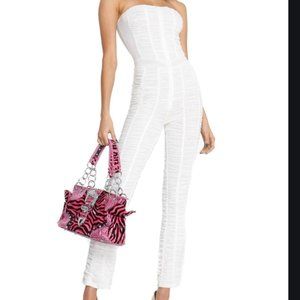 I.A.M. GIA OPHELIA STRAPLESS JUMPSUIT Sz XS